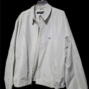 Dockers Men's Cream Windbreaker Jacket